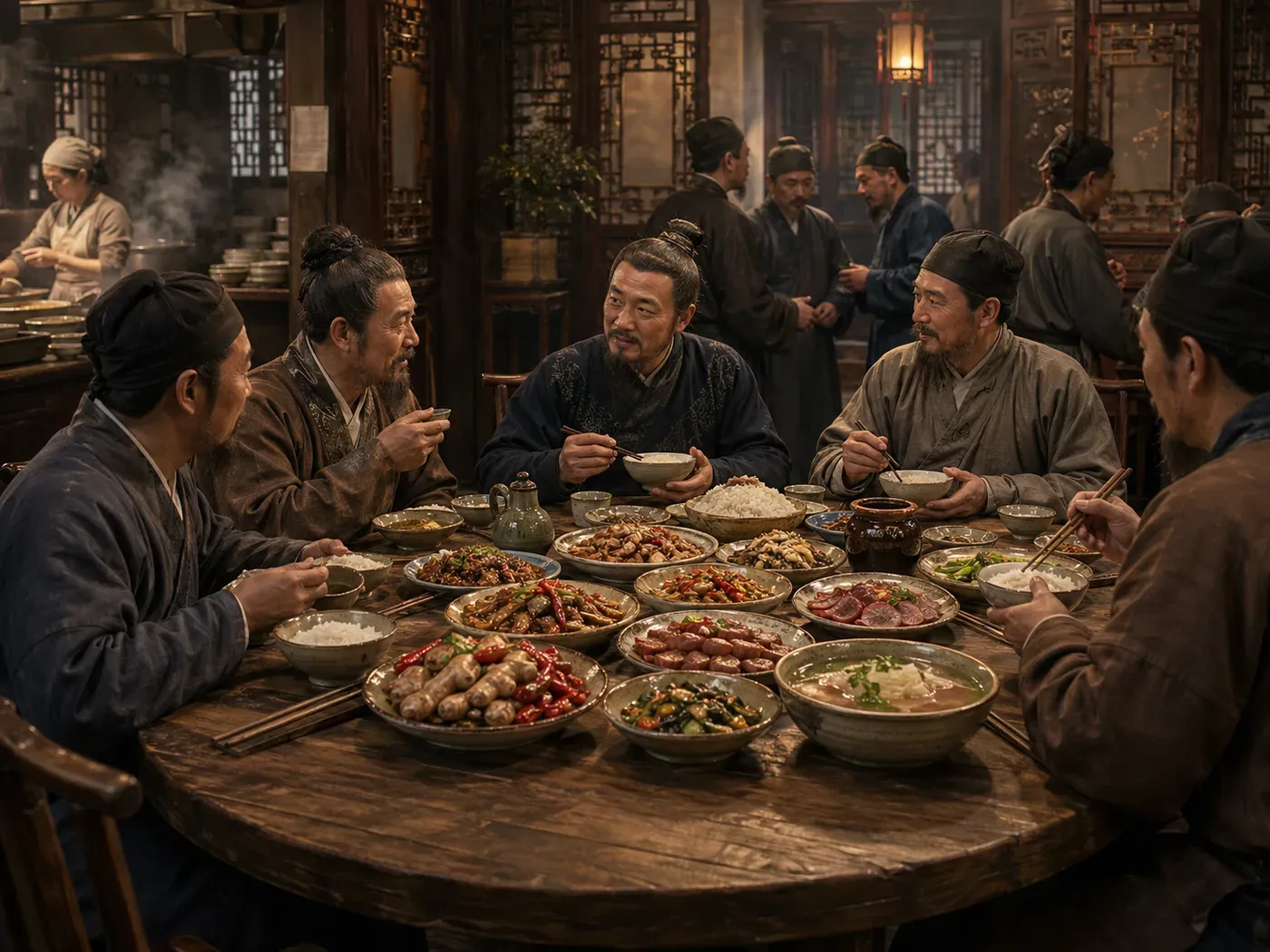 会馆宴席中的四方口味